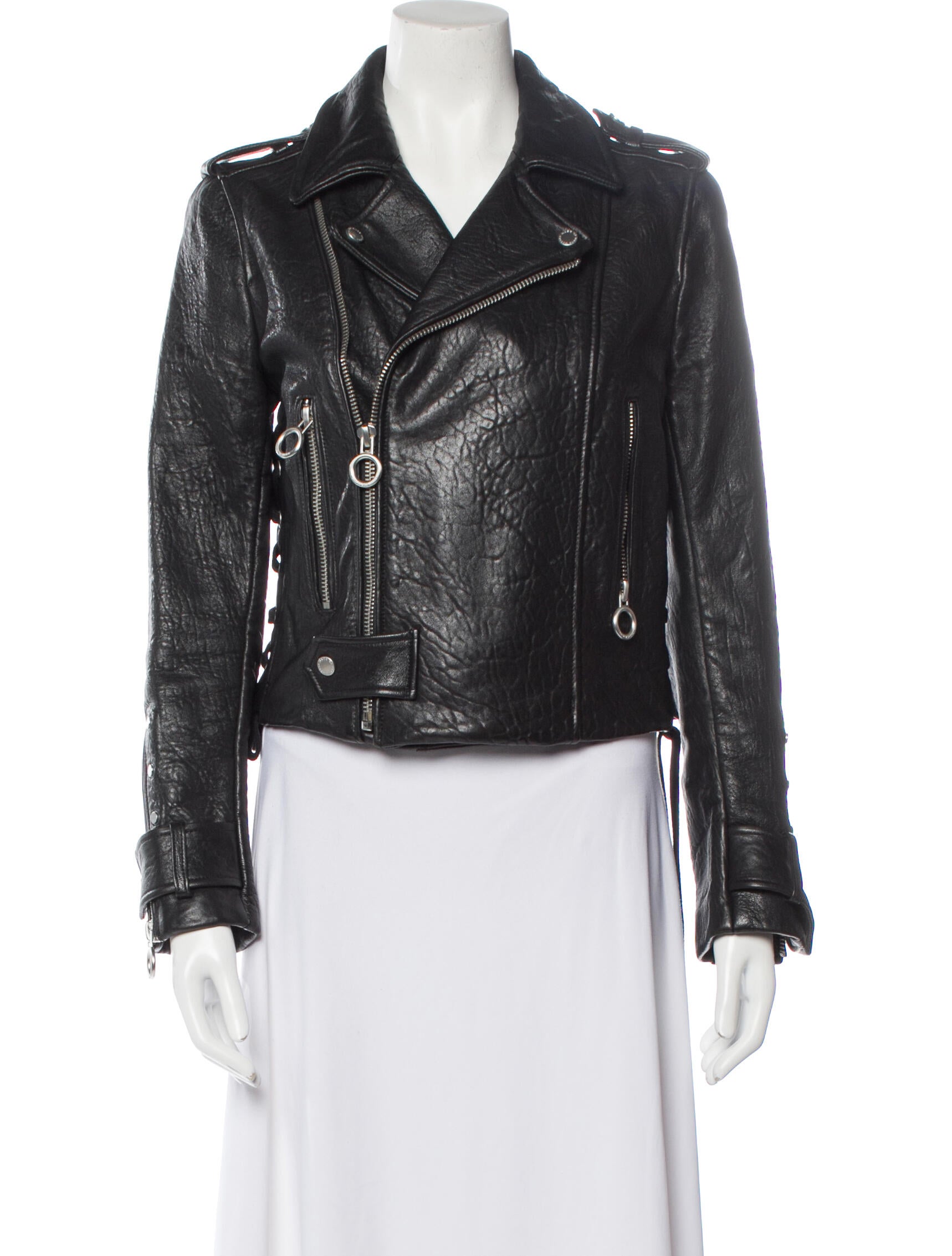Marc by Marc Jacobs Lamb Leather Biker Jacket