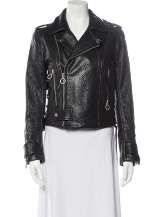Marc by Marc Jacobs Lamb Leather Biker Jacket