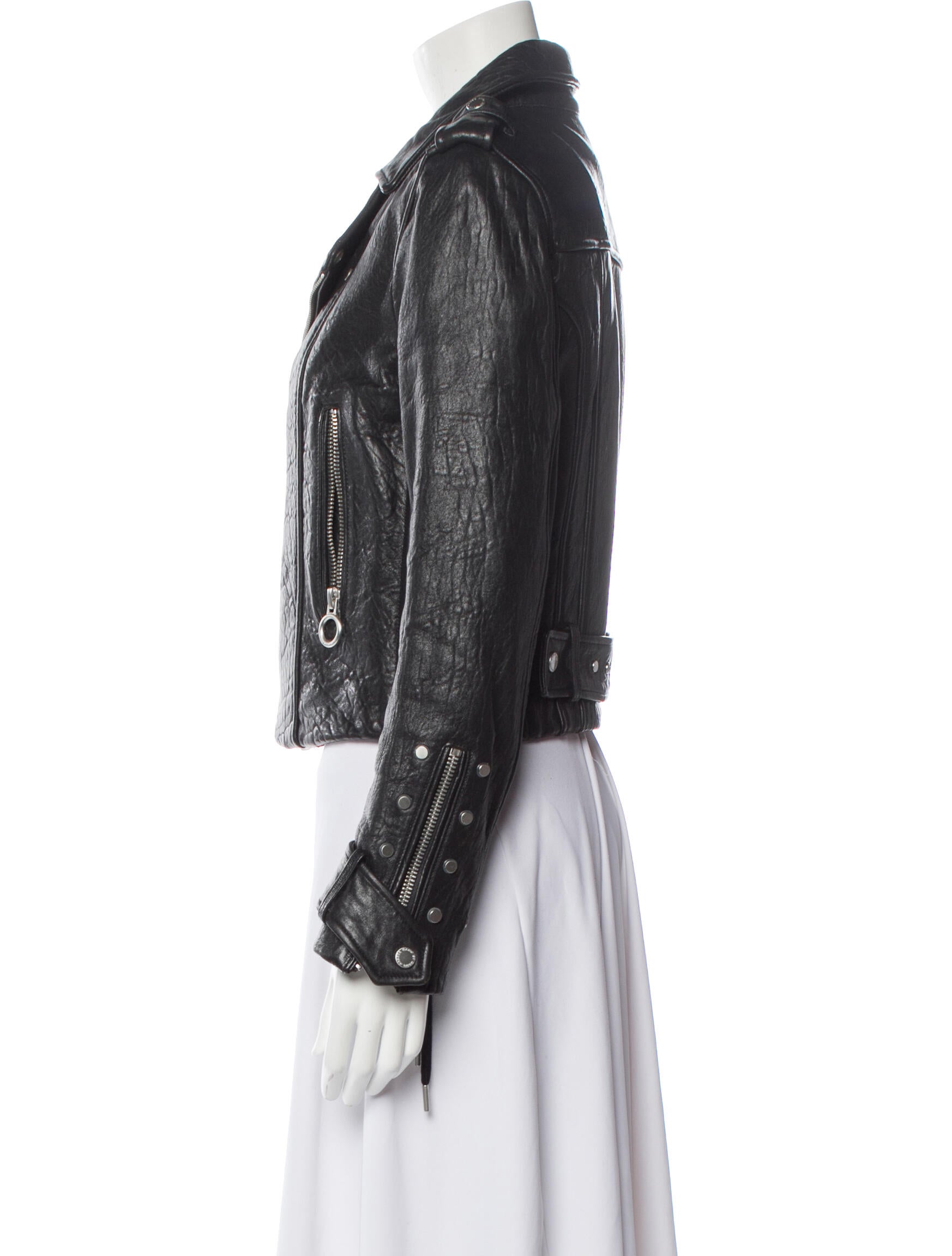 Marc by Marc Jacobs Lamb Leather Biker Jacket