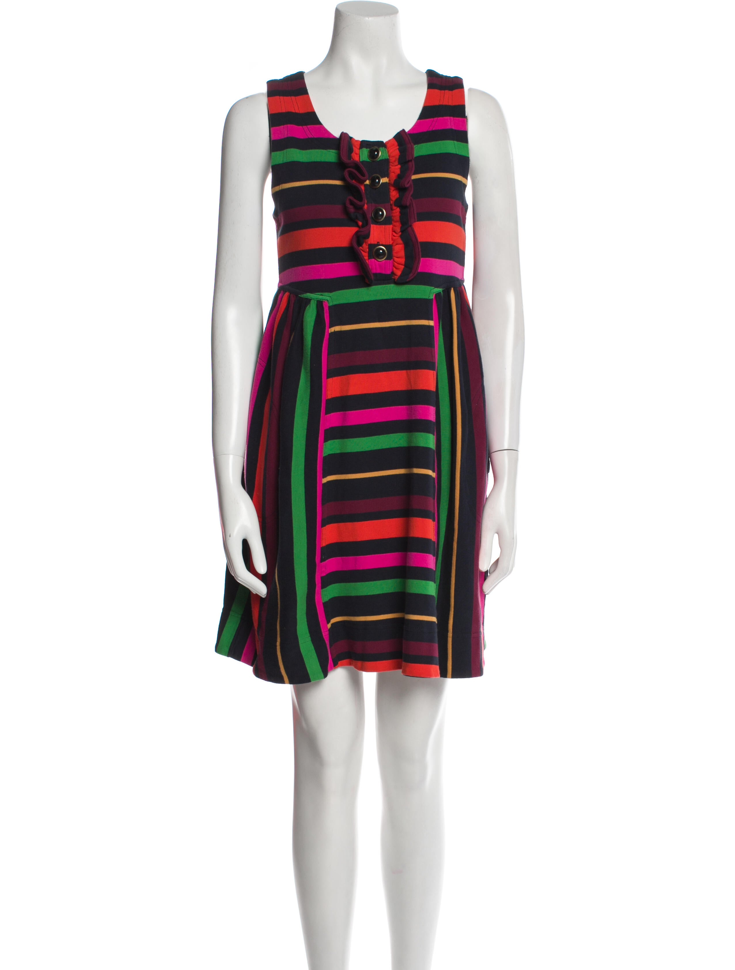 Marc by Marc Jacobs Striped Mini Dress