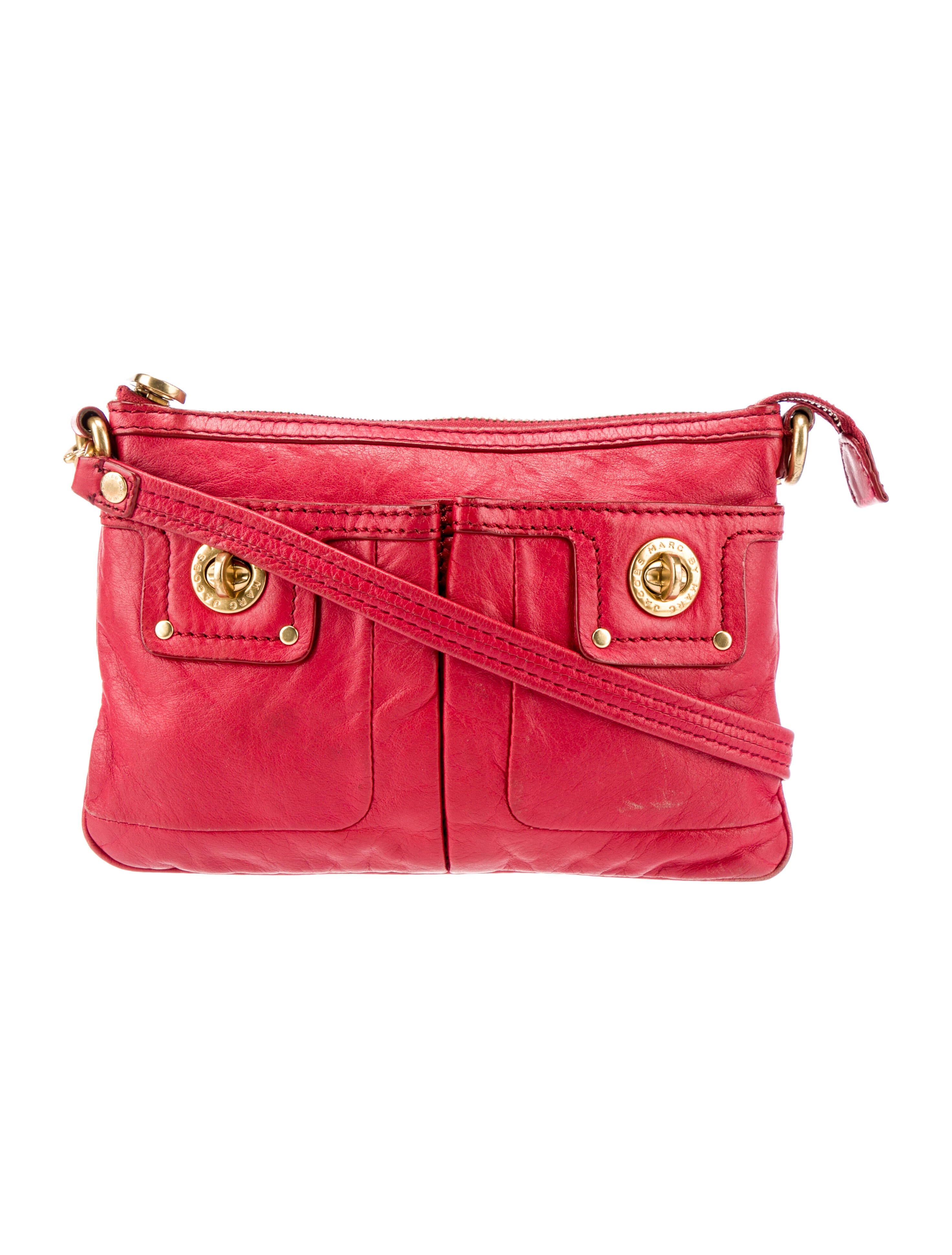 Marc by Marc Jacobs Leather Crossbody Bag Red Crossbody Bags