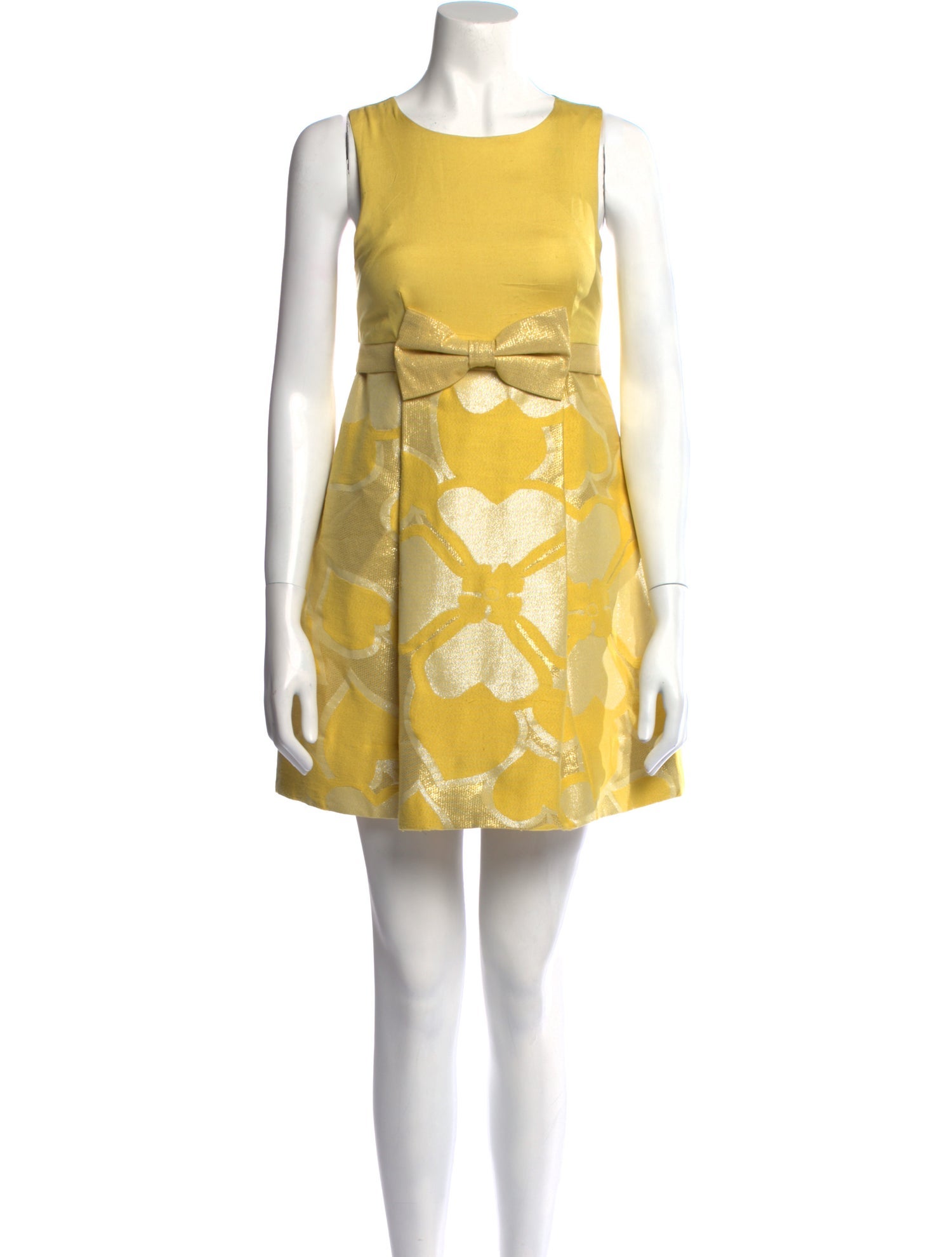 Marc by Marc Jacobs Silk Mini Dress - Yellow Dresses