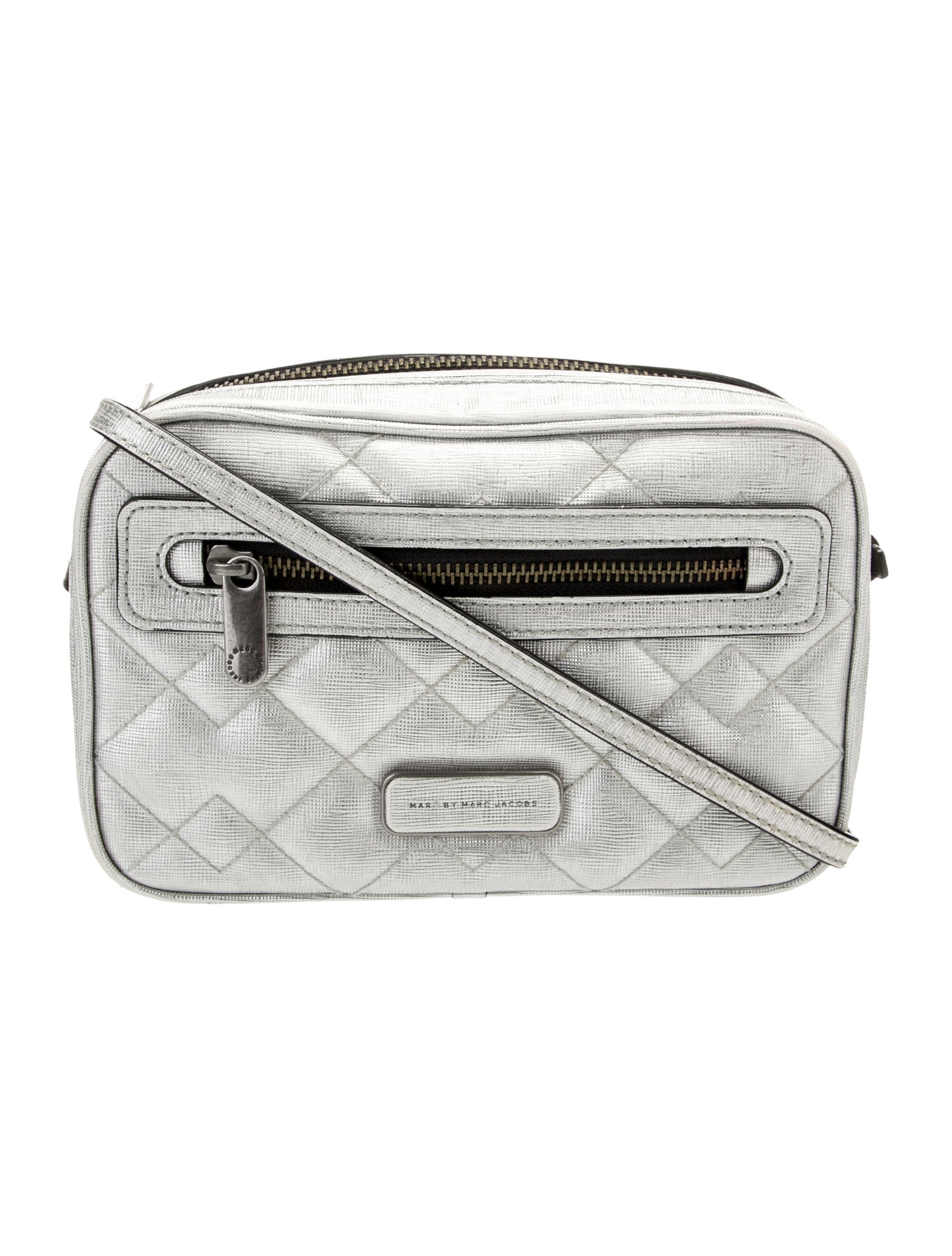Marc by Marc Jacobs Metallic Coated Canvas Crossbody Bag Metallic