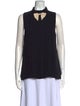 Marc by Marc Jacobs Silk Mock Neck Blouse