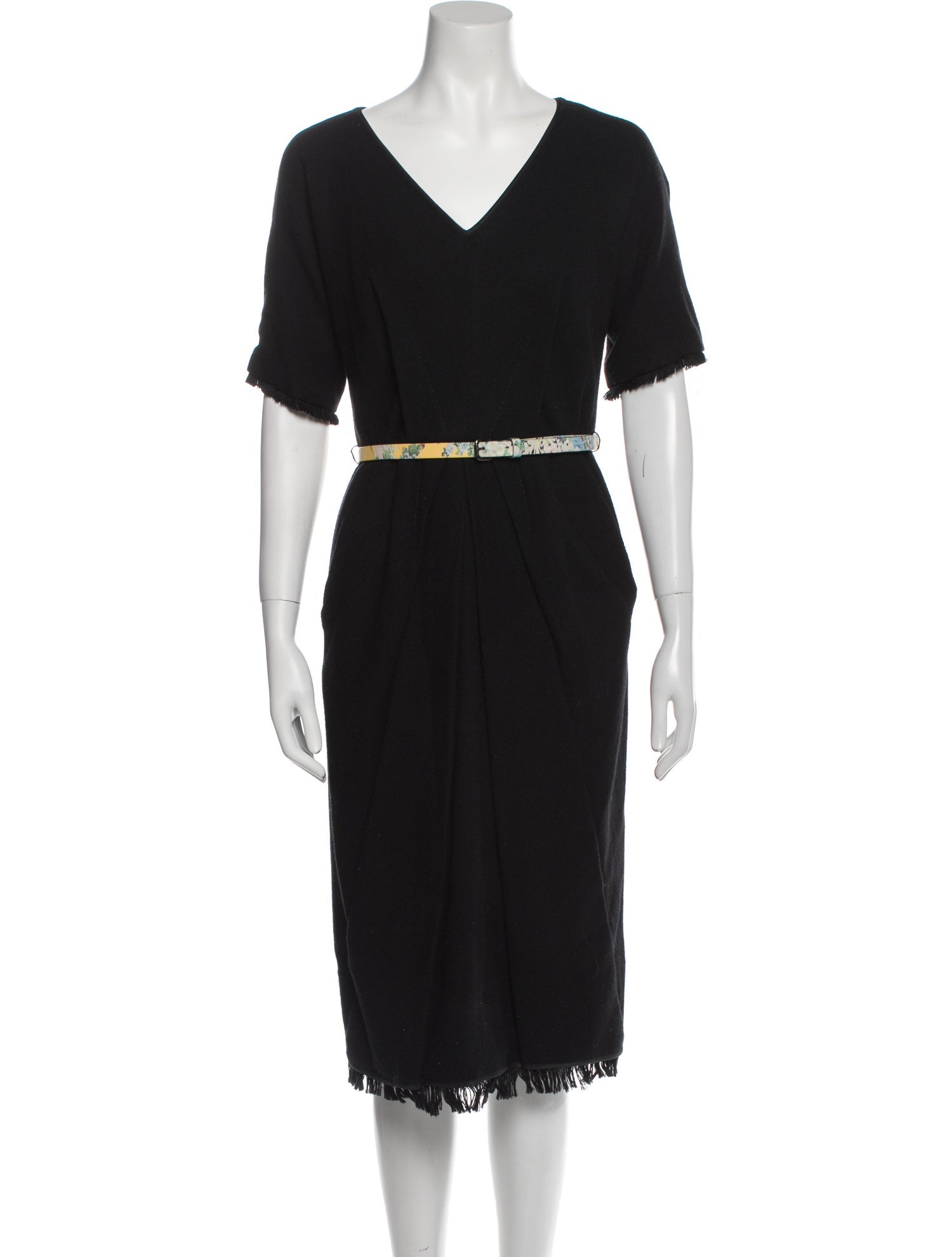 Marc by Marc Jacobs Virgin Wool Midi Length Dress