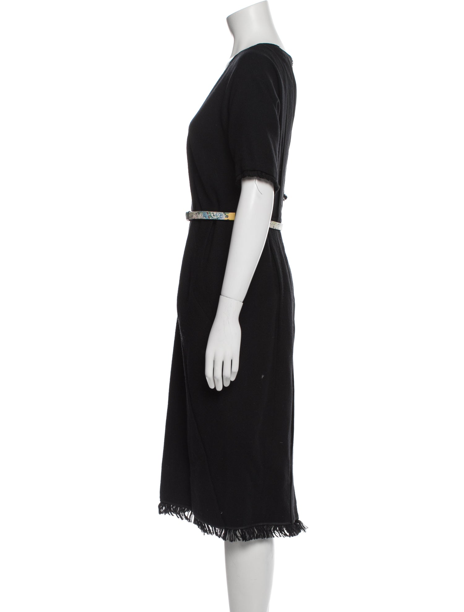 Marc by Marc Jacobs Virgin Wool Midi Length Dress