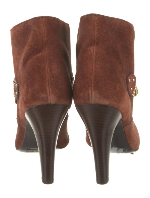 Marc by Marc Jacobs Suede Chain-Link Accents Boots