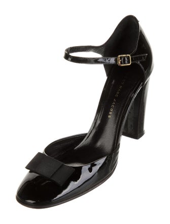 Marc by Marc Jacobs Patent Leather Bow Accents D'Orsay Pumps