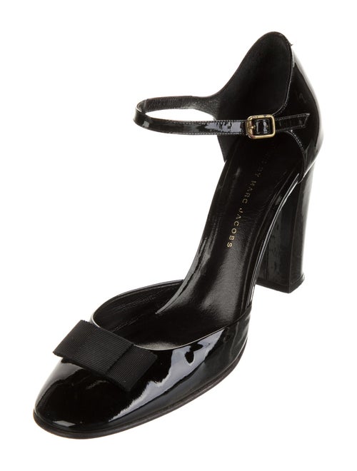 Marc by Marc Jacobs Patent Leather Bow Accents D'Orsay Pumps