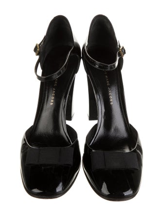 Marc by Marc Jacobs Patent Leather Bow Accents D'Orsay Pumps