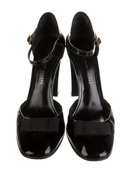 Marc by Marc Jacobs Patent Leather Bow Accents D'Orsay Pumps