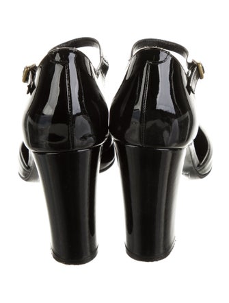 Marc by Marc Jacobs Patent Leather Bow Accents D'Orsay Pumps