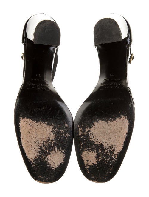Marc by Marc Jacobs Patent Leather Bow Accents D'Orsay Pumps