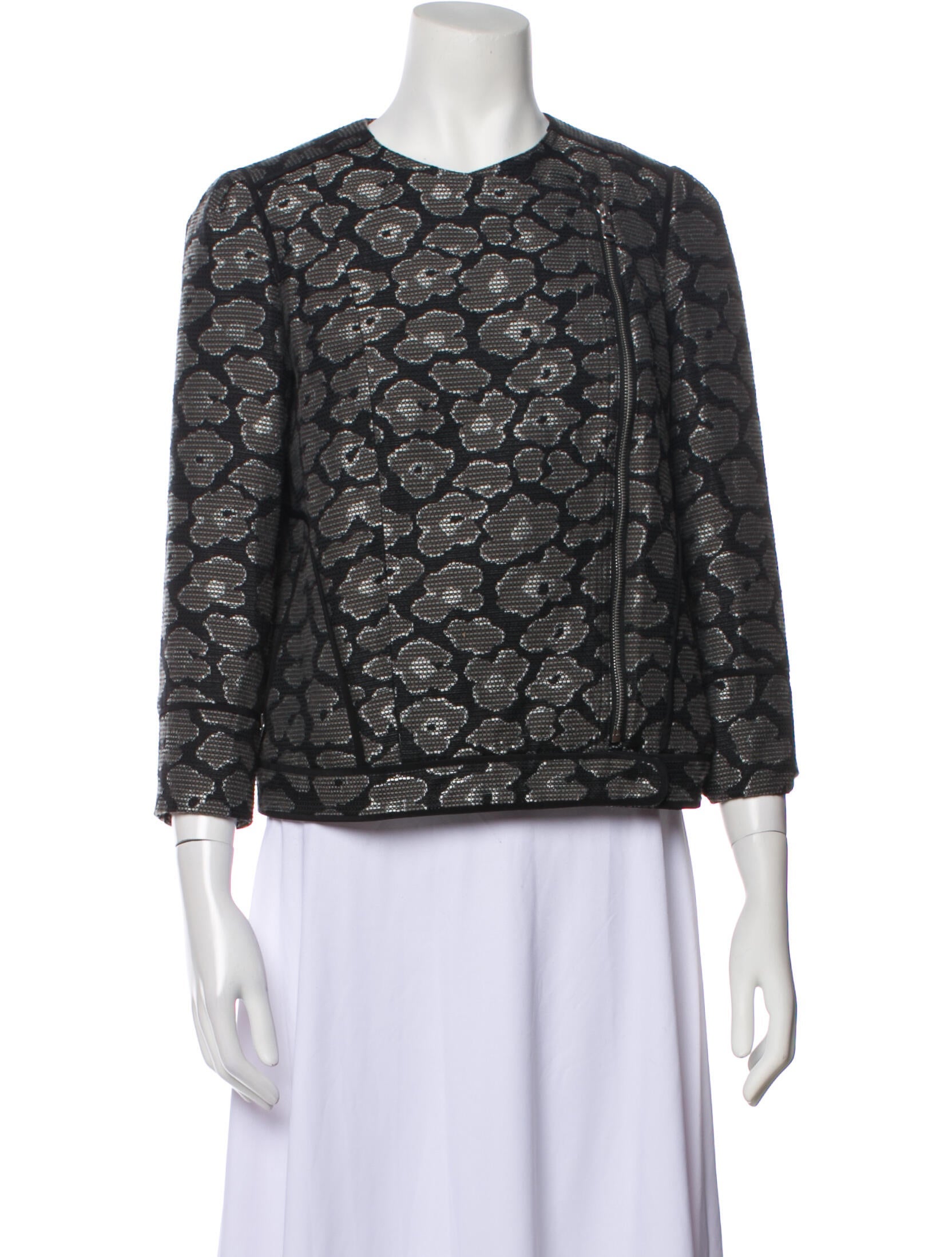 Marc by Marc Jacobs Silk Floral Print Jacket