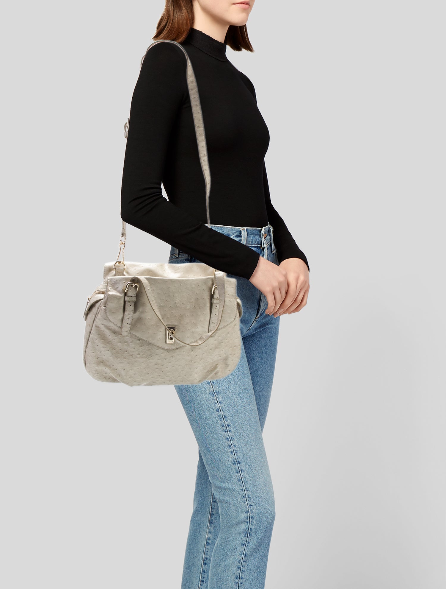 Marc by Marc Jacobs Embossed Leather Shoulder Bag