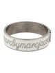 Marc by Marc Jacobs Enamel Cursive Logo Hinged Bangle Bracelet