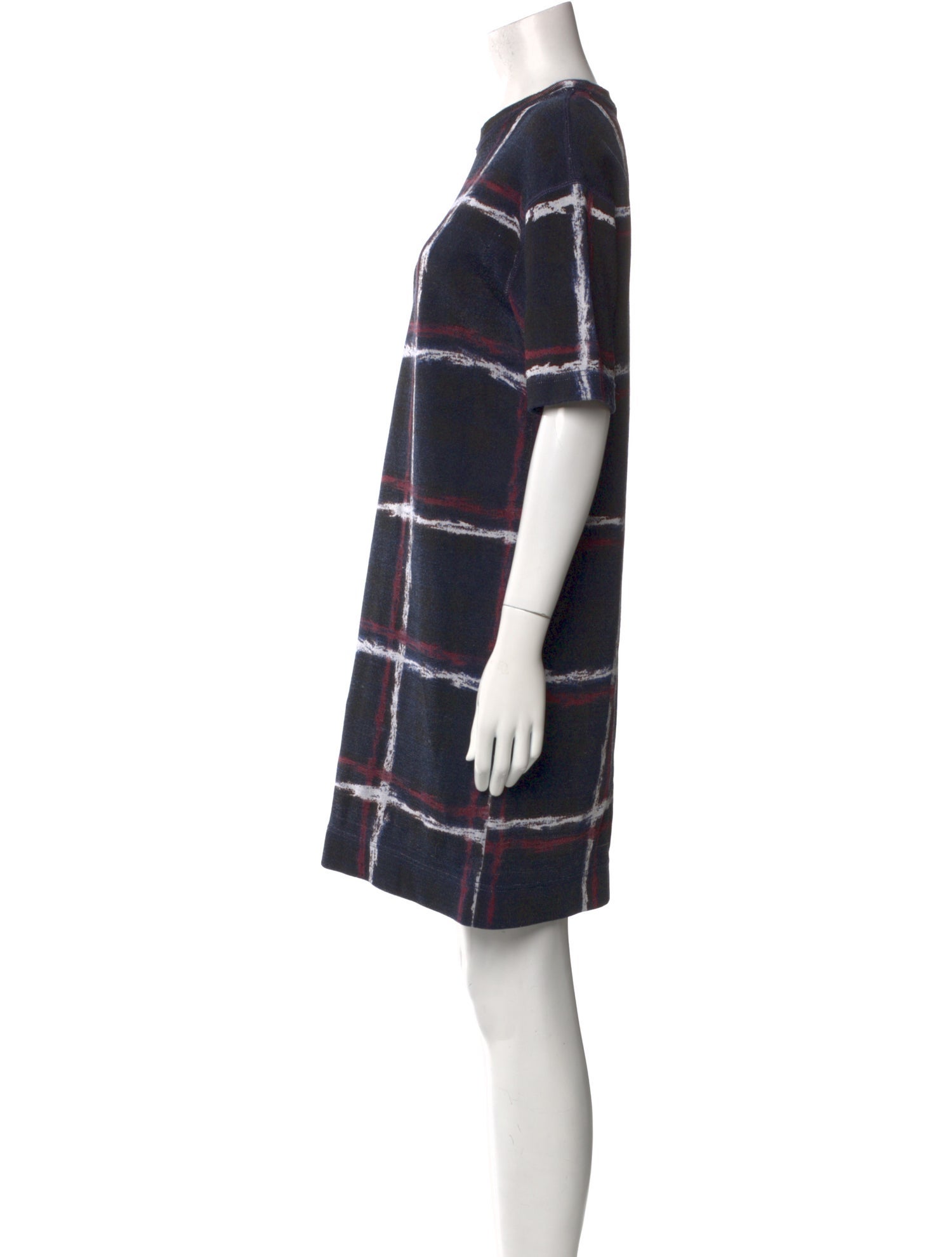 Marc by Marc Jacobs Plaid Print Mini Dress