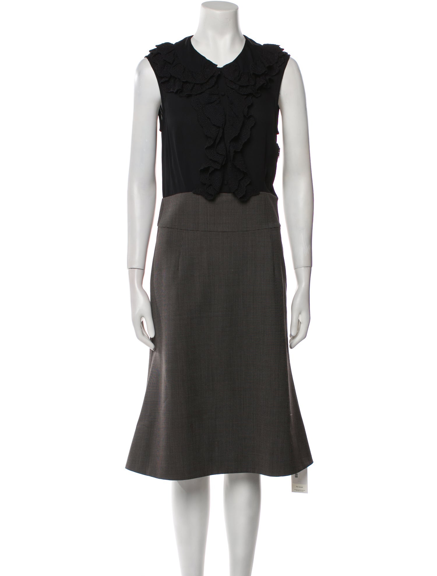 Marc by Marc Jacobs Wool Midi Length Dress