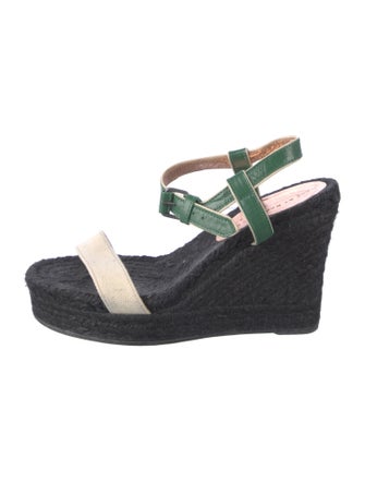Marc by Marc Jacobs Canvas Colorblock Pattern Espadrilles