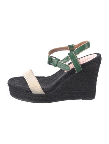 Marc by Jacobs Sandals Canvas Colorblock Pattern Espadrilles 7
