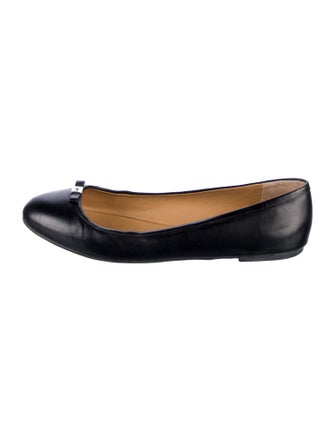 Marc by Marc Jacobs Leather Bow Accents Ballet Flats