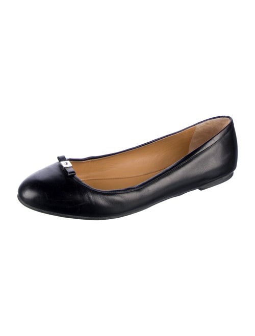 Marc by Marc Jacobs Leather Bow Accents Ballet Flats