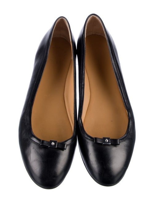 Marc by Marc Jacobs Leather Bow Accents Ballet Flats