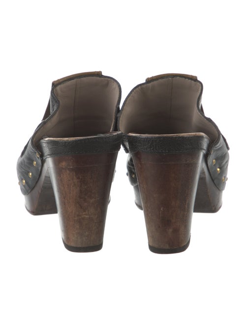 Marc by Marc Jacobs Leather Studded Accents Mules