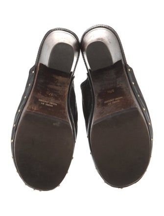 Marc by Marc Jacobs Leather Studded Accents Mules