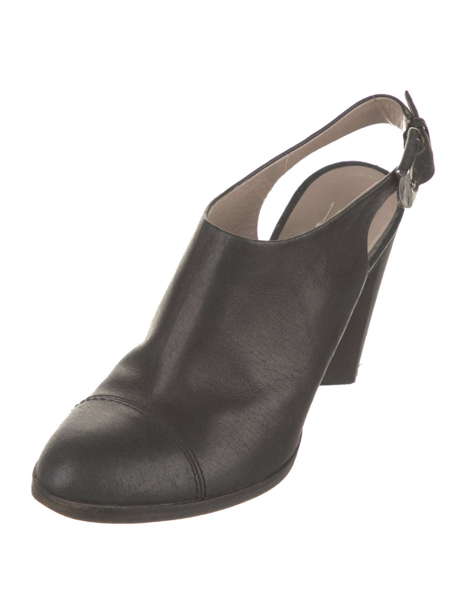 Marc by Marc Jacobs Leather Slingback Pumps