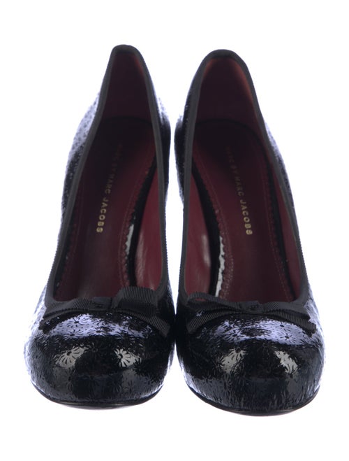 Marc by Marc Jacobs Patent Leather Bow Accents Pumps