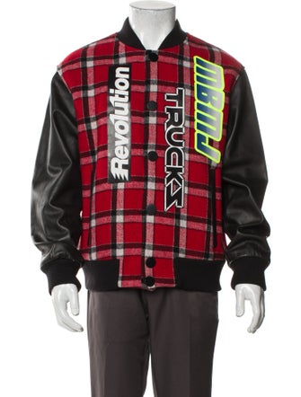 Marc by Marc Jacobs Wool Plaid Print Trucker Jacket