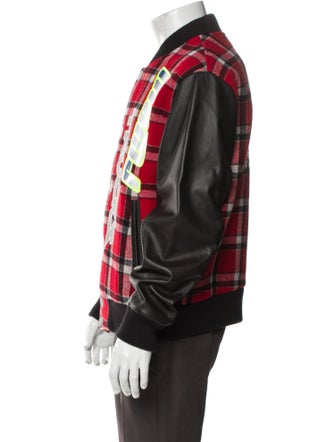 Marc by Marc Jacobs Wool Plaid Print Trucker Jacket