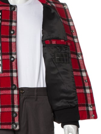 Marc by Marc Jacobs Wool Plaid Print Trucker Jacket