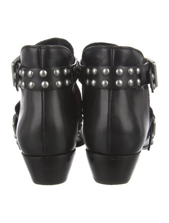 Marc by Marc Jacobs Leather Studded Accents Western Boots