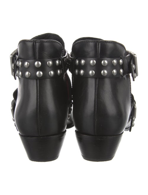 Marc by Marc Jacobs Leather Studded Accents Western Boots