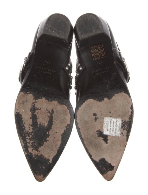 Marc by Marc Jacobs Leather Studded Accents Western Boots