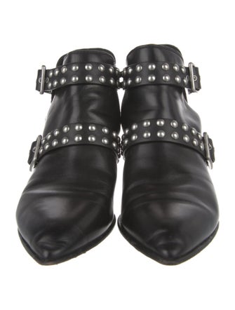 Marc by Marc Jacobs Leather Studded Accents Western Boots