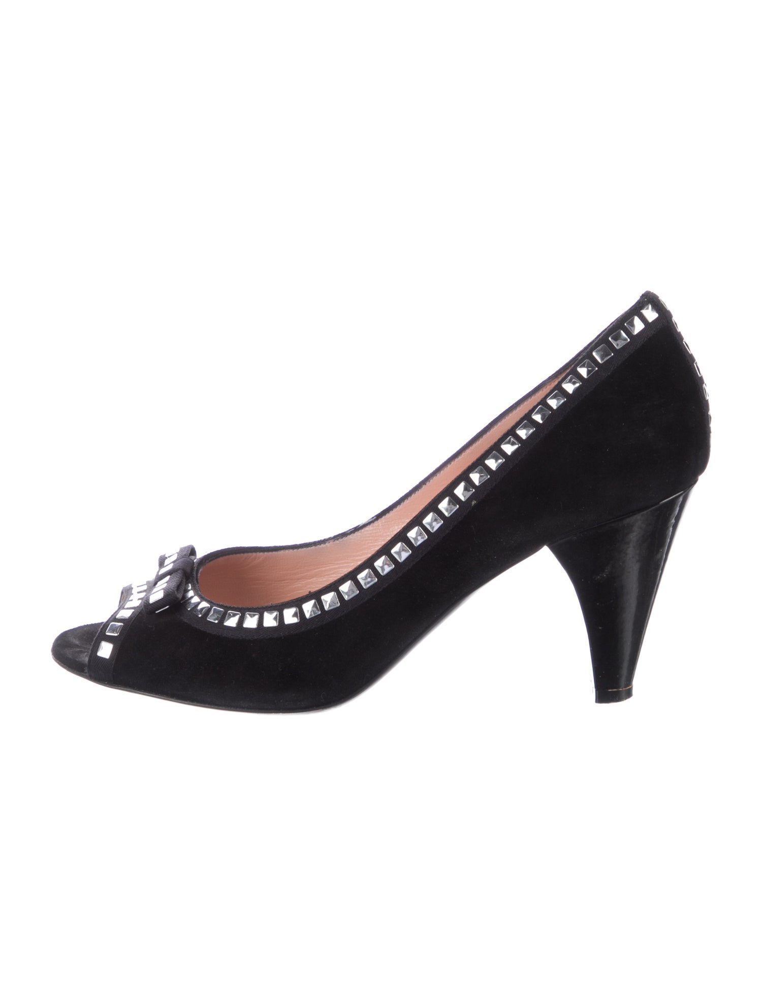 Marc by Marc Jacobs Suede Bow Accents Pumps