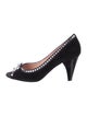 Marc by Marc Jacobs Suede Bow Accents Pumps