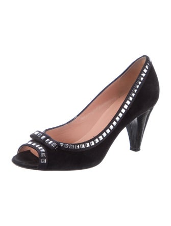 Marc by Marc Jacobs Suede Bow Accents Pumps