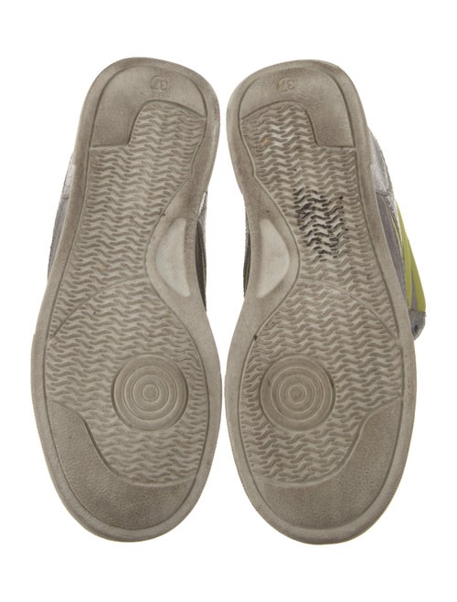 Marc by Marc Jacobs Leather Printed Wedge Sneakers