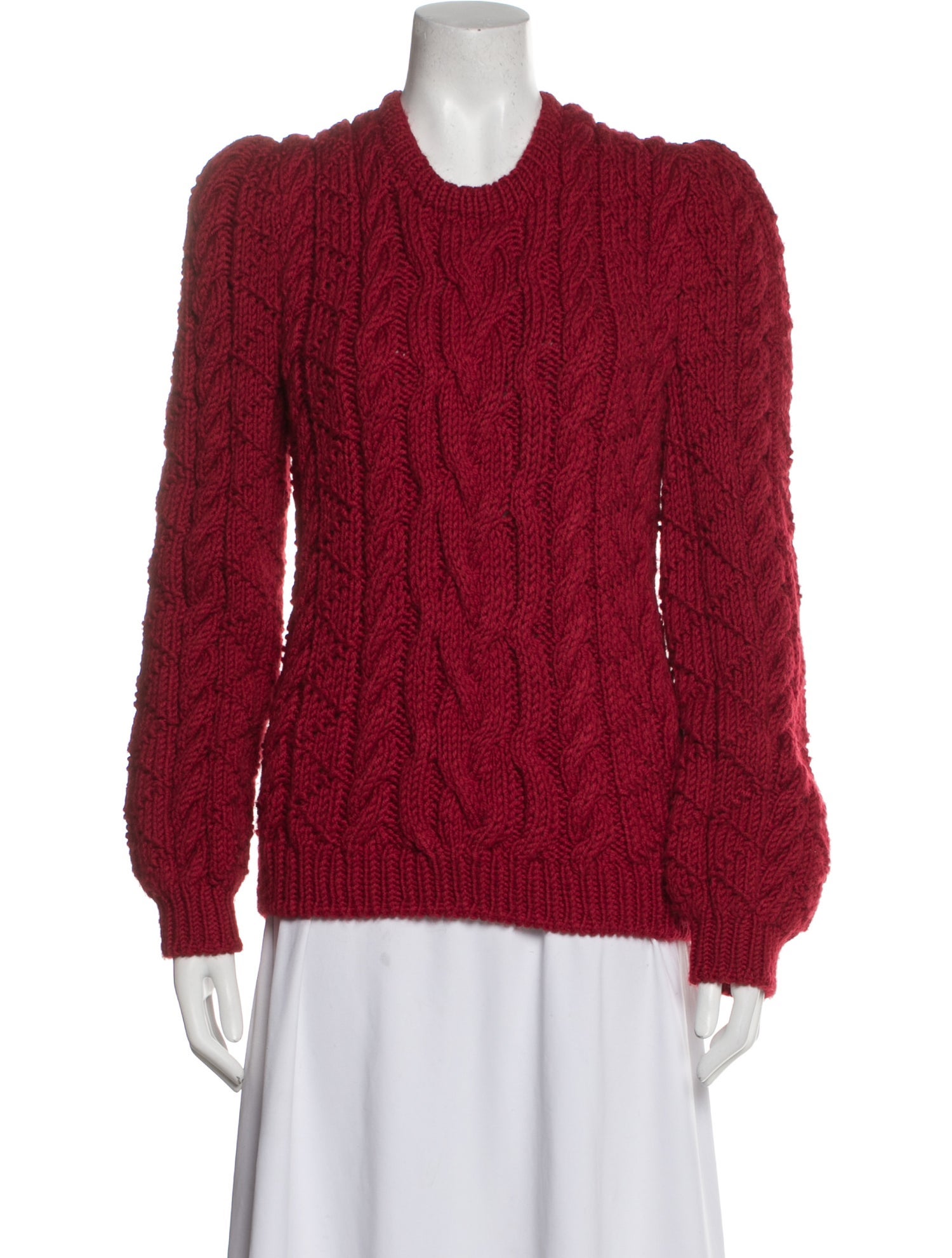 Maridruna Merino Wool Crew Neck Sweater