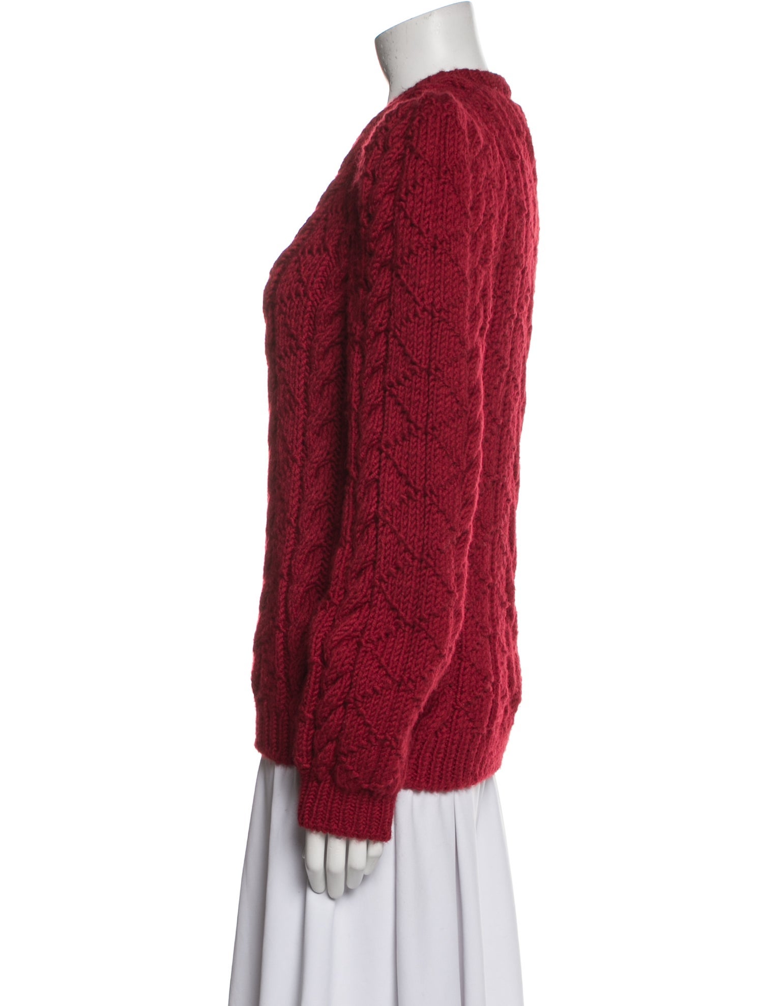 Maridruna Merino Wool Crew Neck Sweater