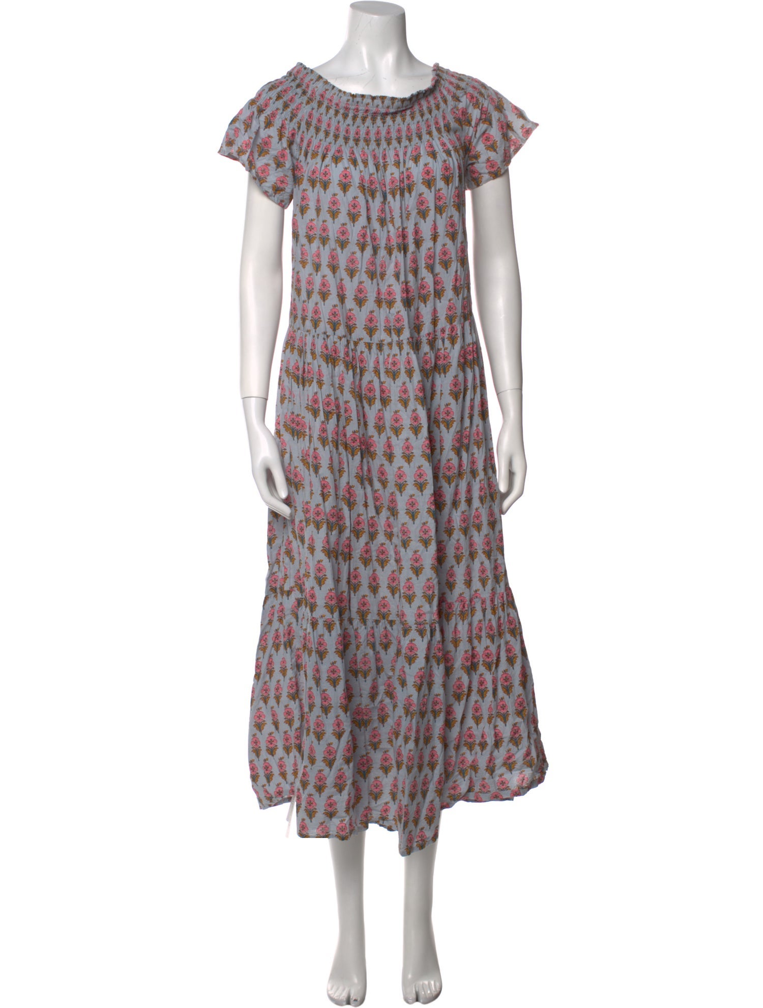 Marea Printed Long Dress