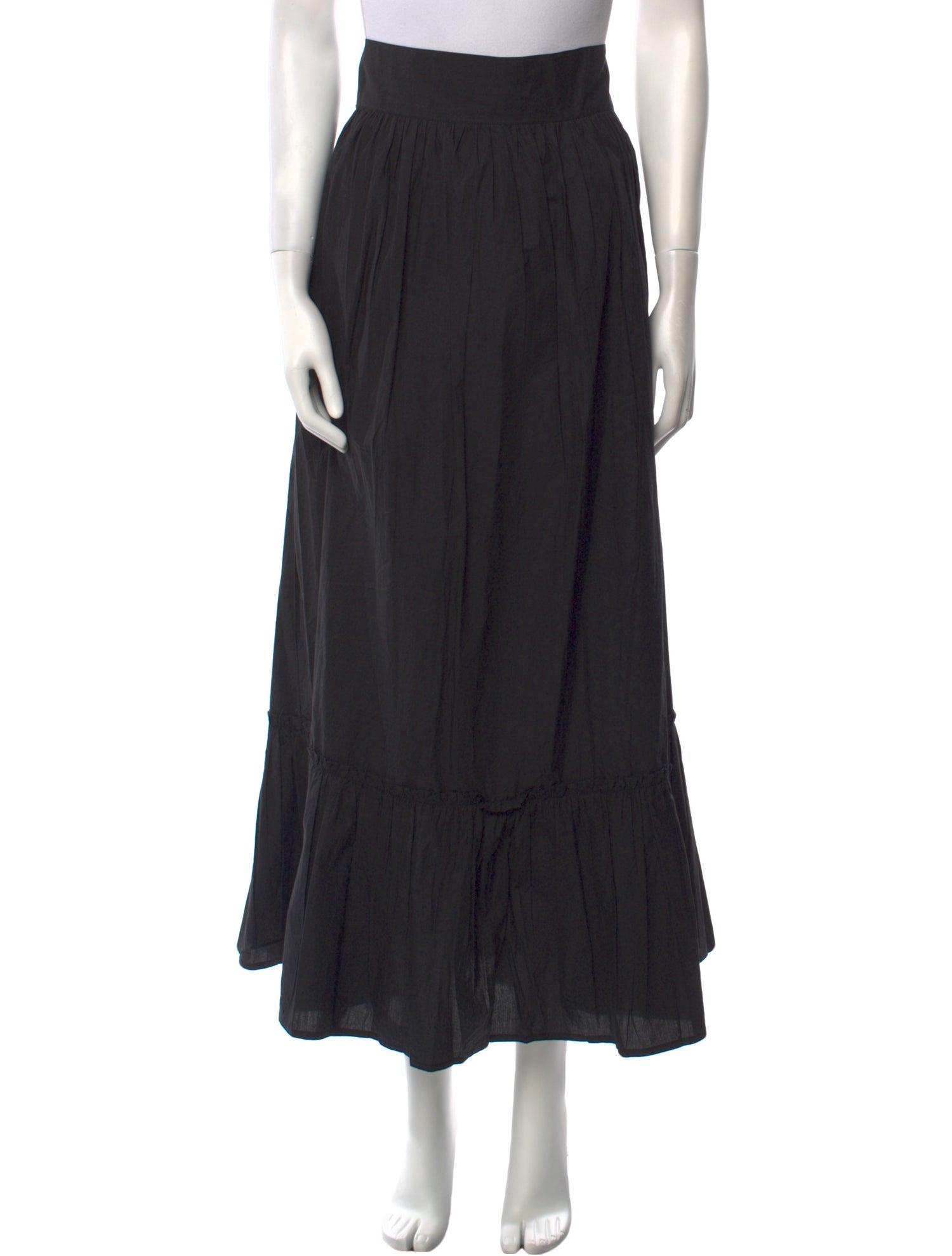 Marea Ruffle Embellishment Midi Length Skirt