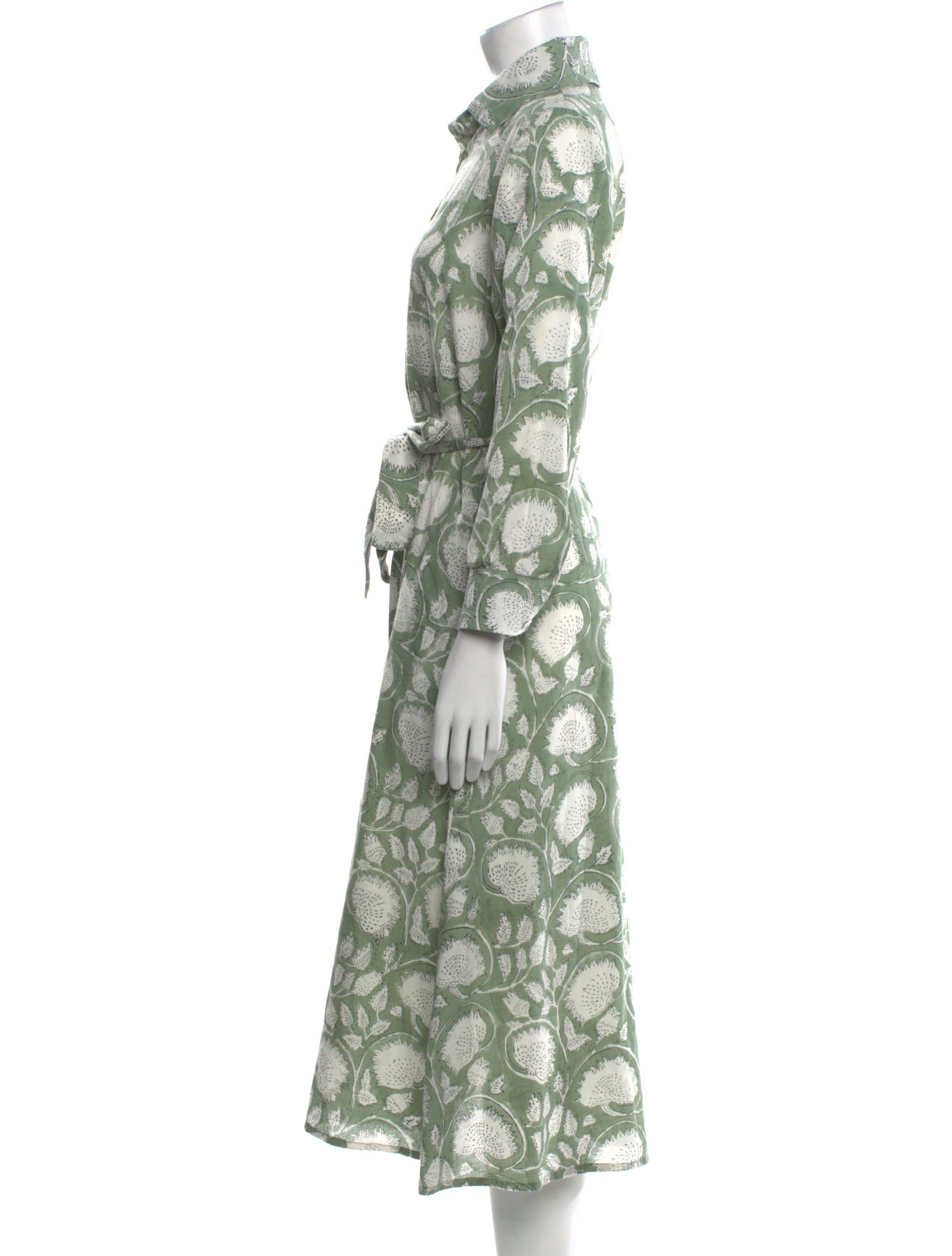 Marea Silk Midi Length Dress