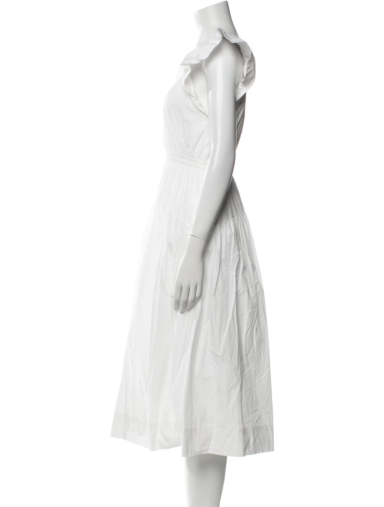 Marea Scoop Neck Midi Length Dress