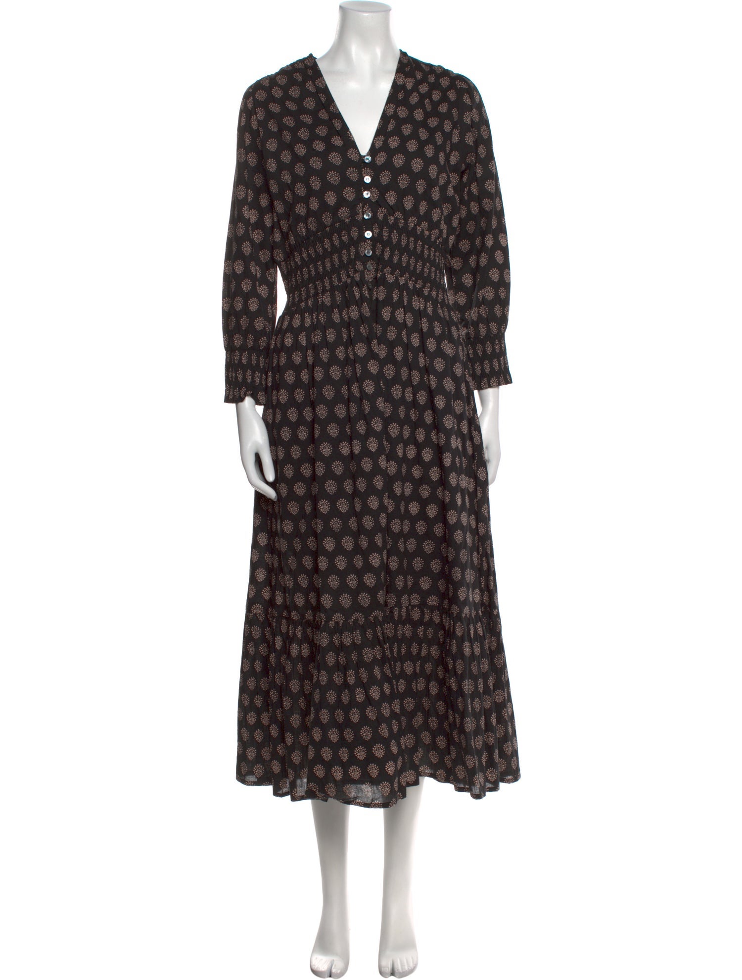 Marea Printed Long Dress