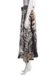 MATÉRIEL Printed Midi Length Skirt